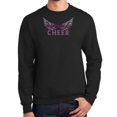 Unisex Crewneck Sweater - Warhawks Cheer Spangle Thumbnail